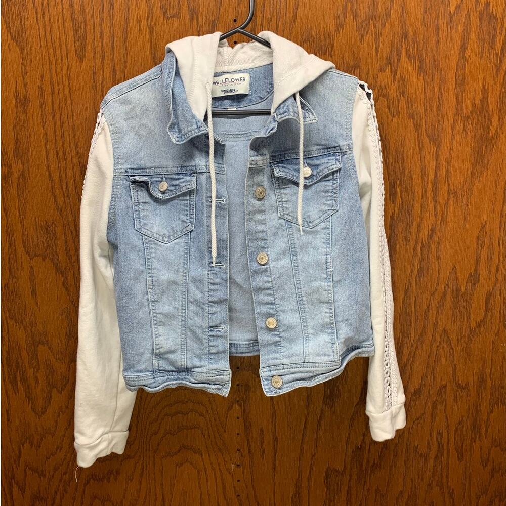 Wallflower Denim Hooded Jacket